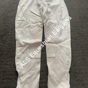 GS White Ladies Breeches - 28"/Size 10