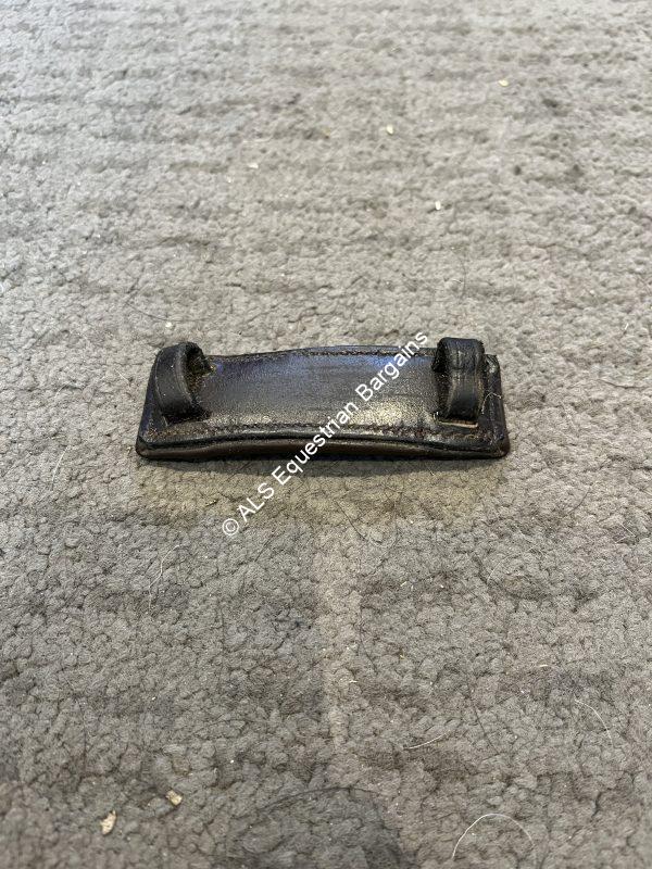 Brown Leather Curb Chain Guard