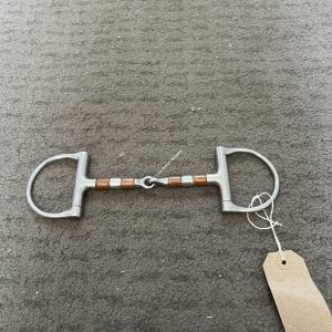 5.5" Copper Roller D Ring Snaffle