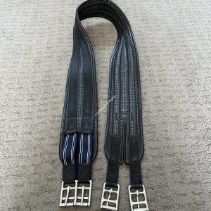 56" Black Waffle Girth