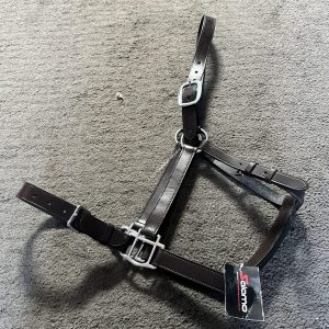 NEW Salamo Brown Leather Headcollar - Full