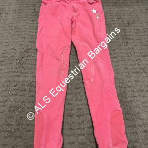 Whitaker Pink Jodhpurs - Age 15-16yrs