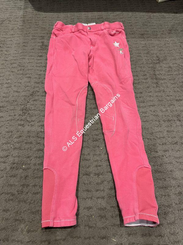 Whitaker Pink Jodhpurs - Age 15-16yrs
