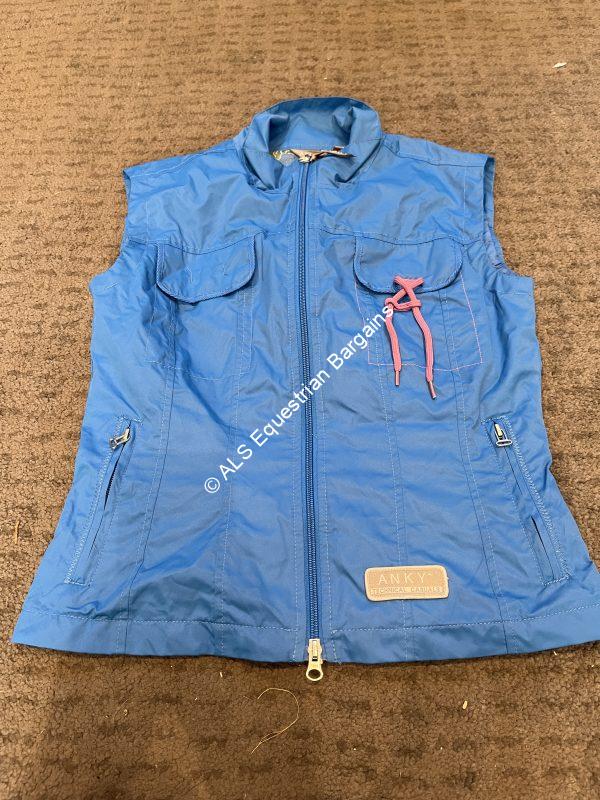 Anky Blue Lightweight Ladies Gilet - Size 10