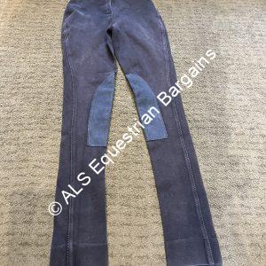 Harry Hall Ladies Navy Jodhpurs - 24"/Size 6