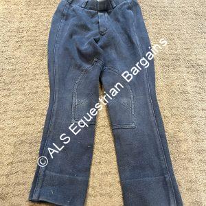 Dublin Childs Navy Jodhpurs - 18"/Age 3-4yrs