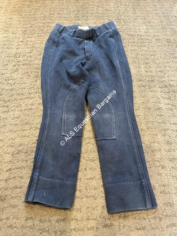 Dublin Childs Navy Jodhpurs - 18"/Age 3-4yrs