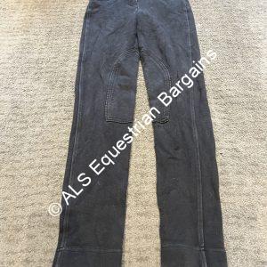Gallop Ladies Black Jodhpurs - 26"/Size 8