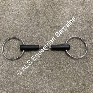 5.25" Rubber Loose Ring Snaffle