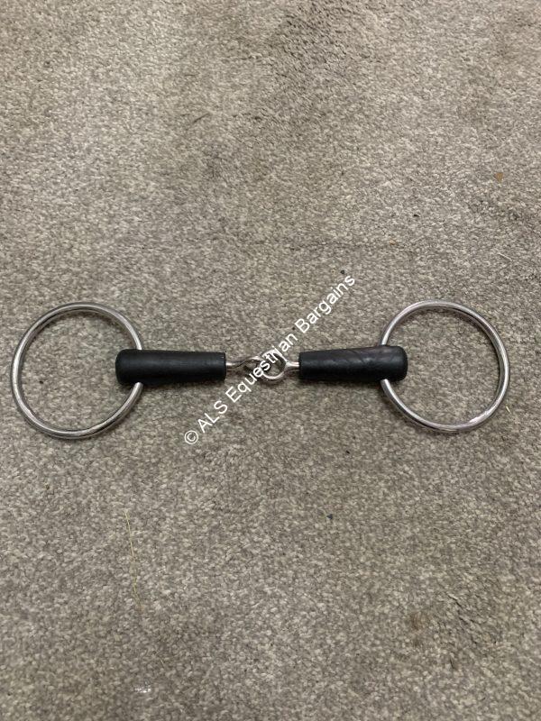 5.25" Rubber Loose Ring Snaffle