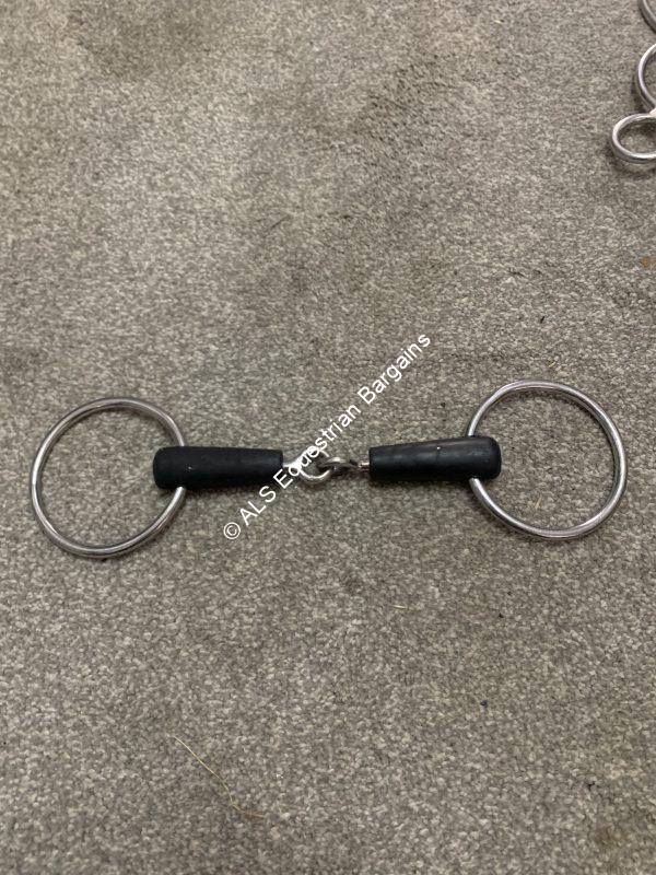 5.25" Rubber Loose Ring Snaffle