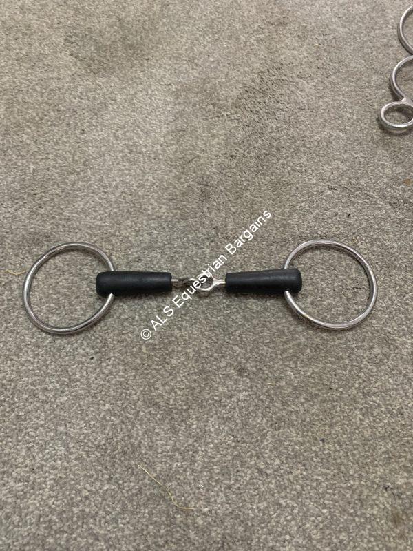 5.5" Rubber Loose Ring Snaffle
