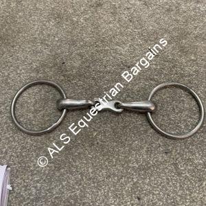4.5" French Link Loose Ring Snaffle