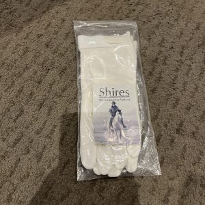 NEW Shires White Cotton Gloves - Extra Large