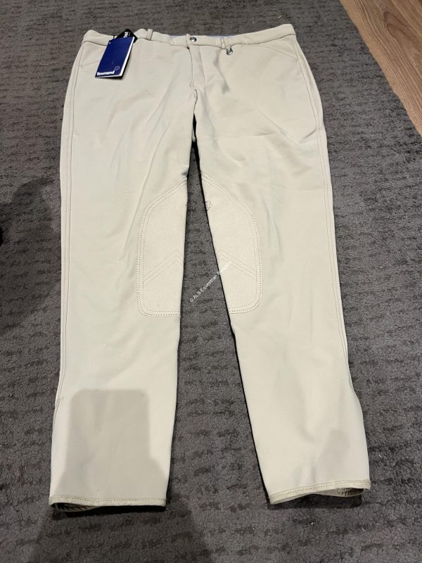 NEW Townend Softshell Men's Beige Breeches - 38"