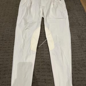 NEW HY Men's White Breeches - 32" (Shop Soiled)