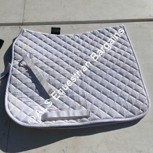 Shires White Saddle Pad - Full
