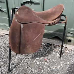 18" Fylde Emma Brown Suede Show Saddle - XXW
