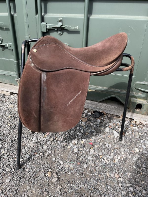18" Fylde Emma Brown Suede Show Saddle - XXW