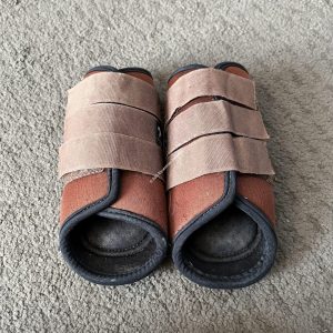 Legacy Equestrian Brown Brushing Boots - Small Pony