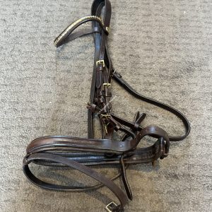 Schockemole Brown Flash Bridle - Pony