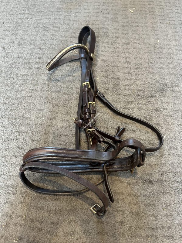 Schockemole Brown Flash Bridle - Pony