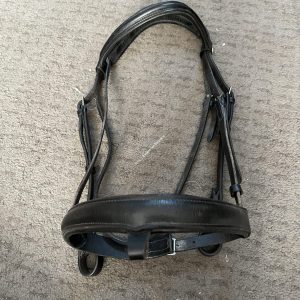 English Bridles Black Anatomical Bridle - Cob