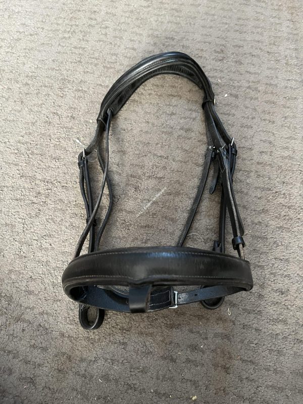 English Bridles Black Anatomical Bridle - Cob