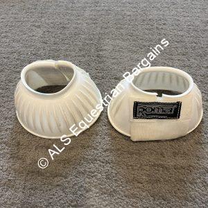 Roma White Overreach Boots - Small