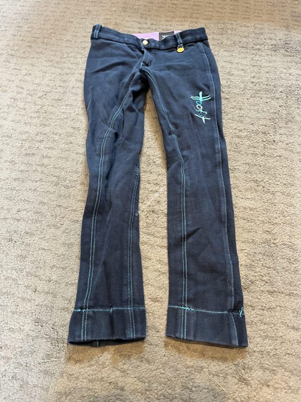Hoof It Navy Jodhpurs - Childs 26"/Age 9-10yrs
