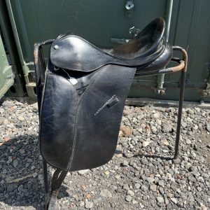 16.5" Blenheim Black Dressage Saddle - Medium