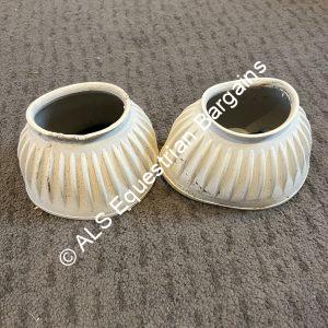 Equus White Pull On Overreach Boots - Large