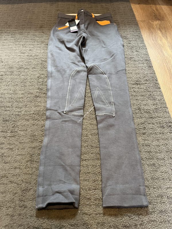 NEW HY Ladies Grey & Orange Jodhpurs - 26"