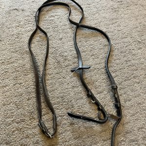 Black Continental Reins - Pony
