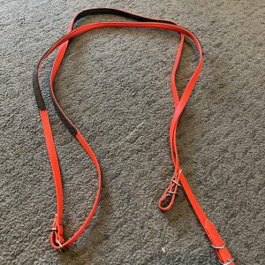 Red Biothane Reins - Pony
