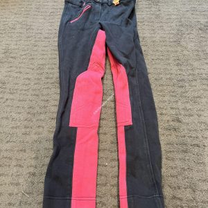 Goldstar Childs Navy & Pink Jodhpurs - 26"/Age 9-10yrs