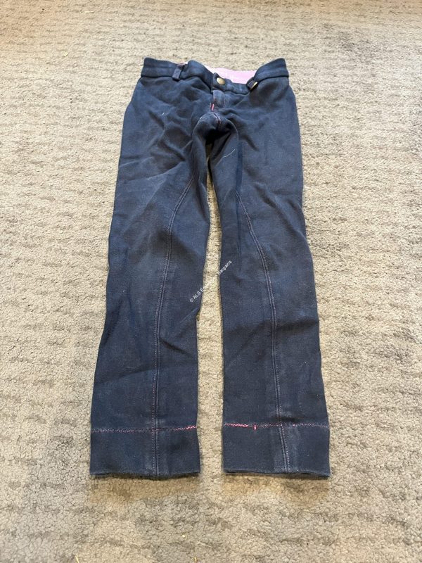 Hoof It Childs Navy Jodhpurs - 22"