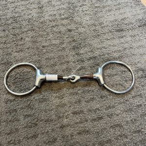 5" Sweet Iron Sleeved Loose Ring Snaffle