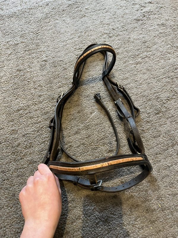 Black (Mostly) Stubben Bridle - Full