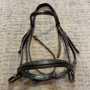 Frank Baines Saddlery Black Bridle - Full