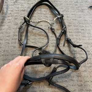 Black Bling Bridle - Full