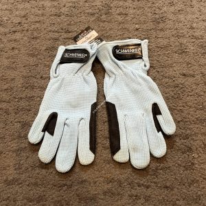 NEW Schwenkel Blue Riding Gloves - Size 7