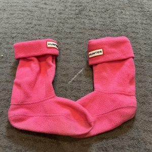 Hunter Pink Childs Welly Socks - Size 10-12
