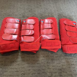 Premier Equine Red Sports Boots - Extra Full