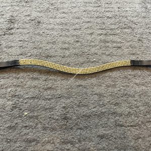 Black Bling Browband - Cob