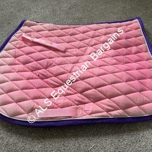 Gallop Pink Saddle Pad - Pony