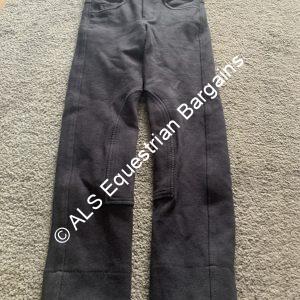 NEW Black Childs Jodhpurs - 20"/Age 4-5yrs