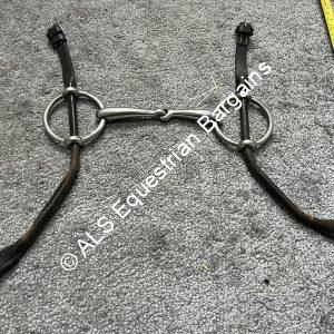 5.5" Cheltenham Gag & Brown Cheekpieces