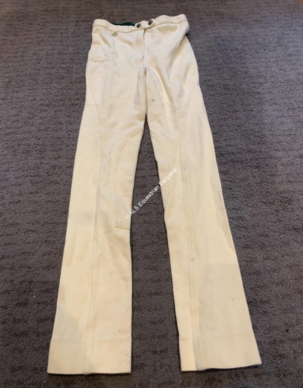 Rhinegold Ladies Cream Jodhpurs - 26"/Size 8