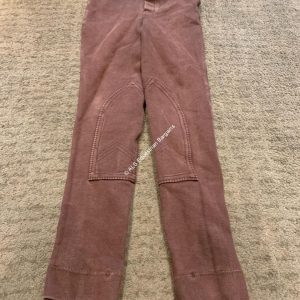 HY Childs Brown Pull On Jodhpurs - 24"/Age 7-8yrs